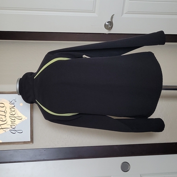 Free Country Soft Shell black Lime Jacket Medium - Picture 4 of 7